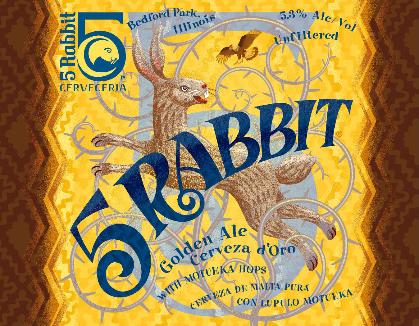 5 Rabbit Cerveceria logo