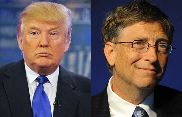 Bill Gates and Donald Trump