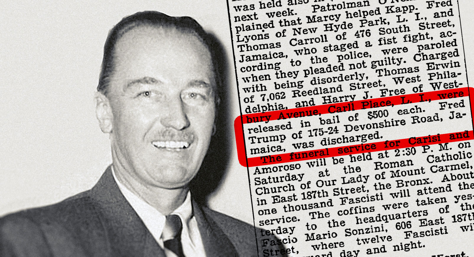 Fred Trump caught at KKK rally