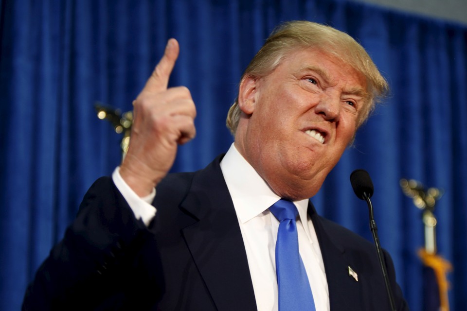 Angry Trump