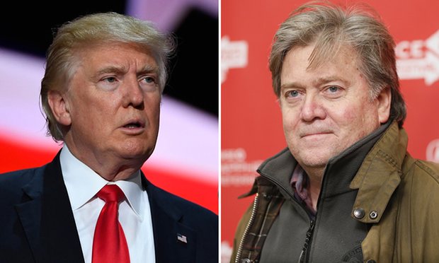 Steve Bannon and Donald Trump